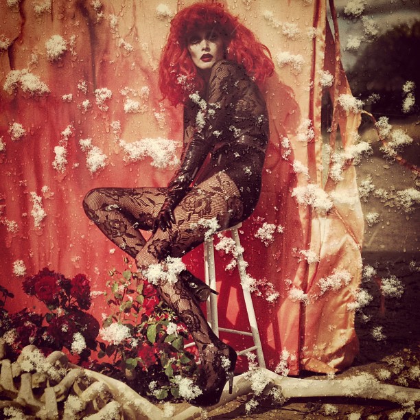 Tim Walker – real snow! :)