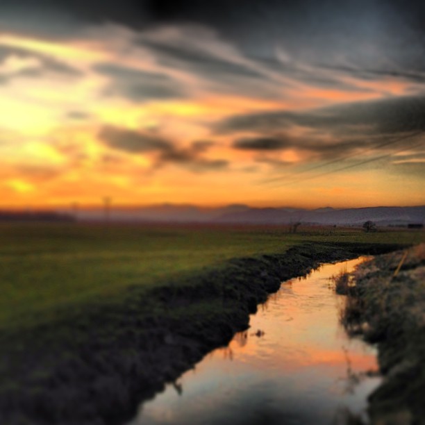 Stirlingshire Sunset……