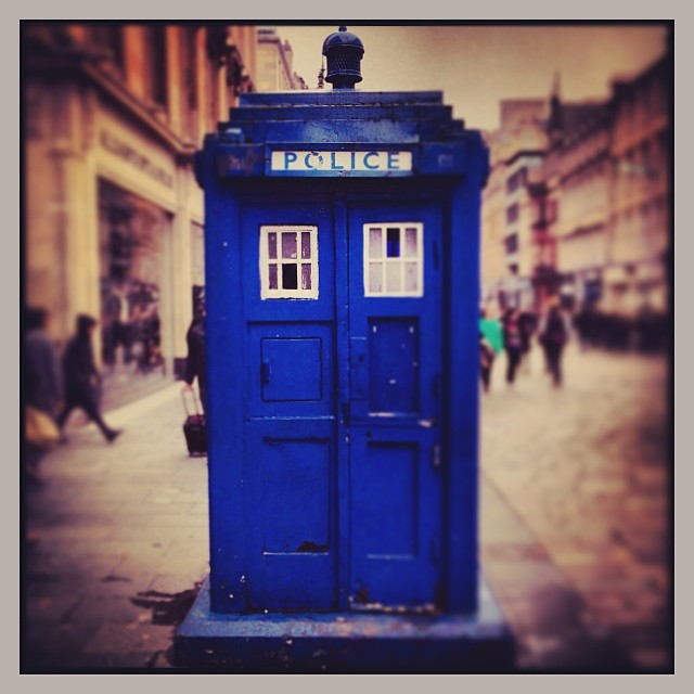 Never seen an episode but happy birthday to the Dr @50 #doctorwho #glasgow