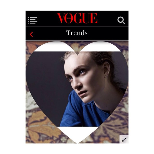 Miss @eloiseshowering for @loquetlondon by me in @vogueitalia today ✨