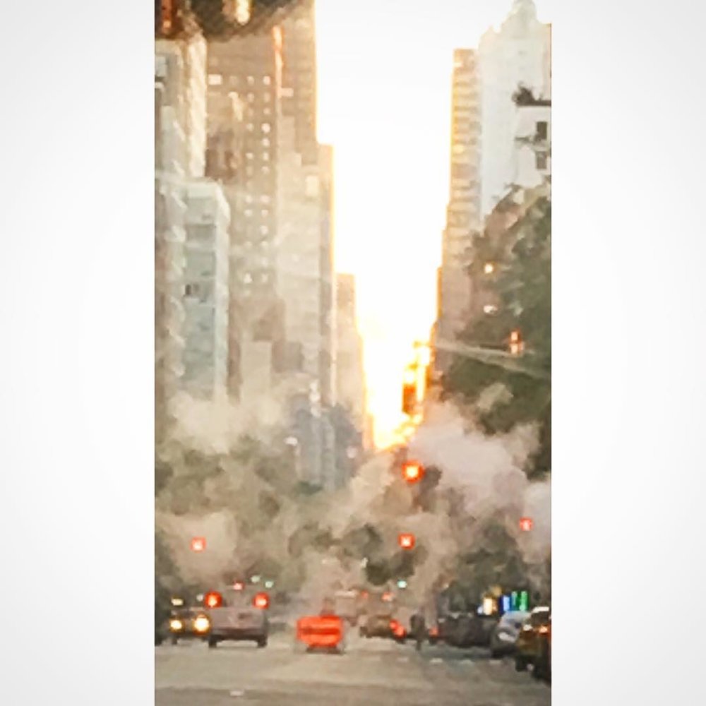 Sunrise in NYC… Heading home ✈️??